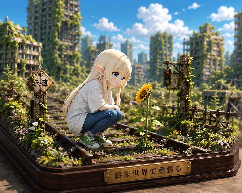 終末世界に咲くひまわり