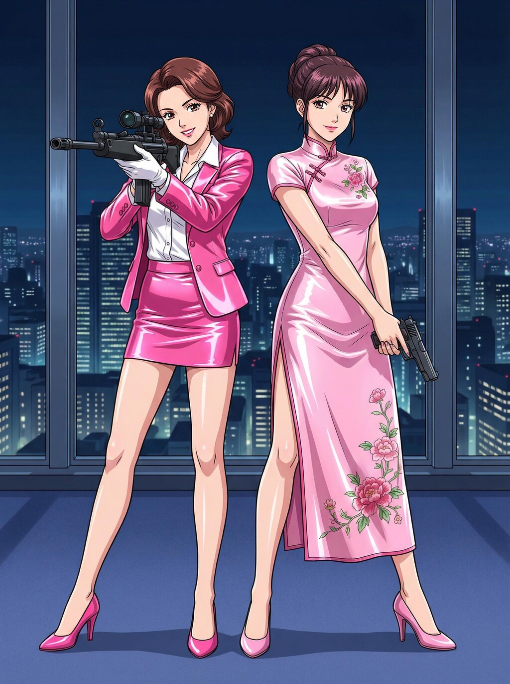 仲良し艶々女性エージェントコンビ