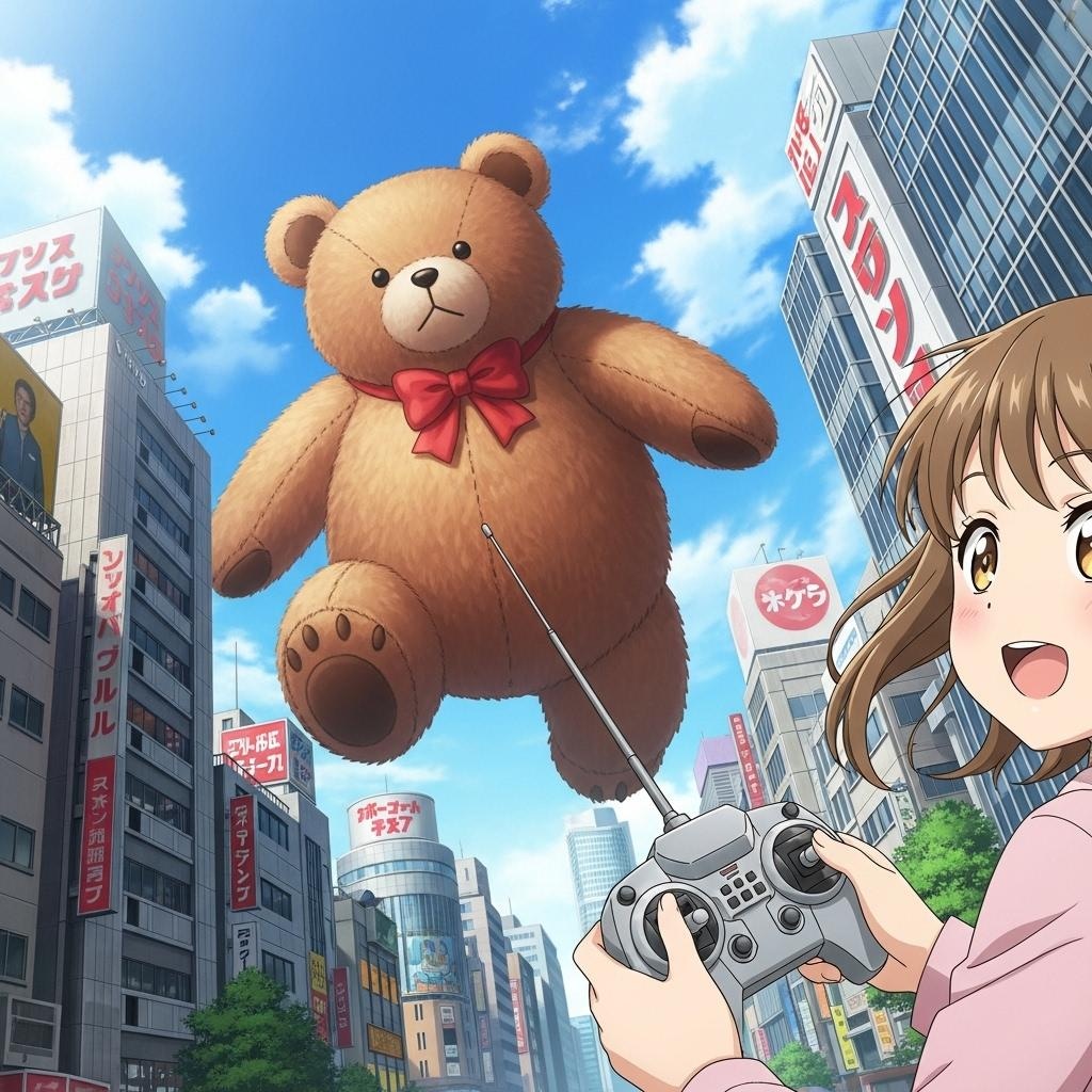 ビルの街にガオ～