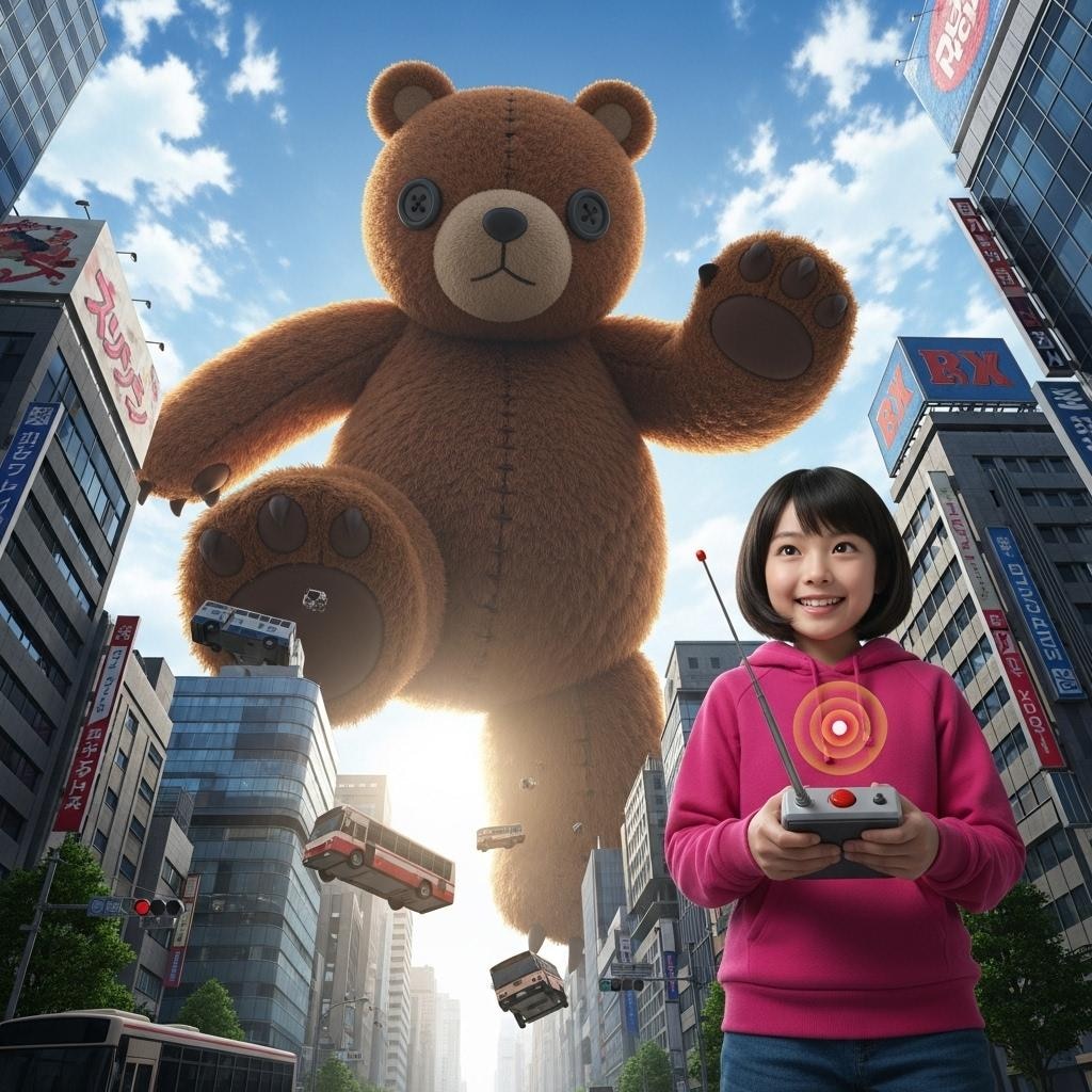 ビルの街にガオ～