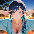 七瀬の守護霊（右に原画あり） 2枚目