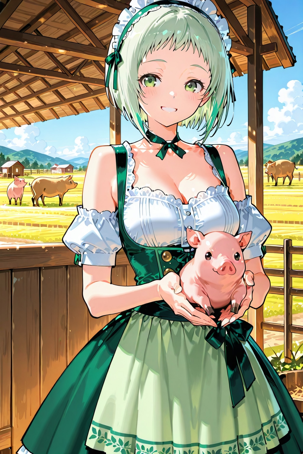 DAISYちゃんとブタ