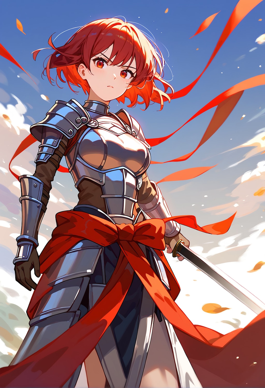 （5枚）赤髪の騎士（T-ponynai3）