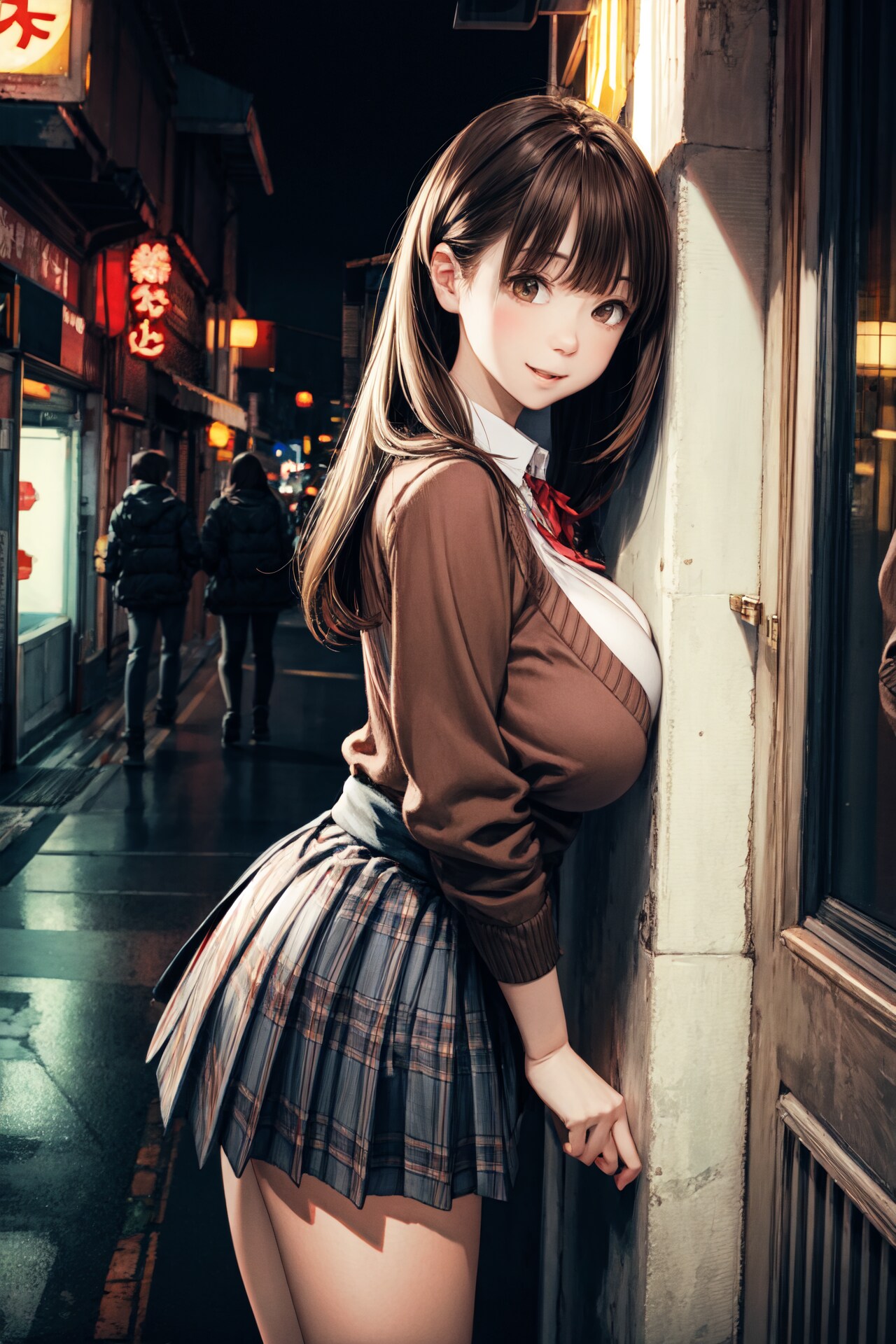 路地裏JK | の人気AIイラスト・グラビア