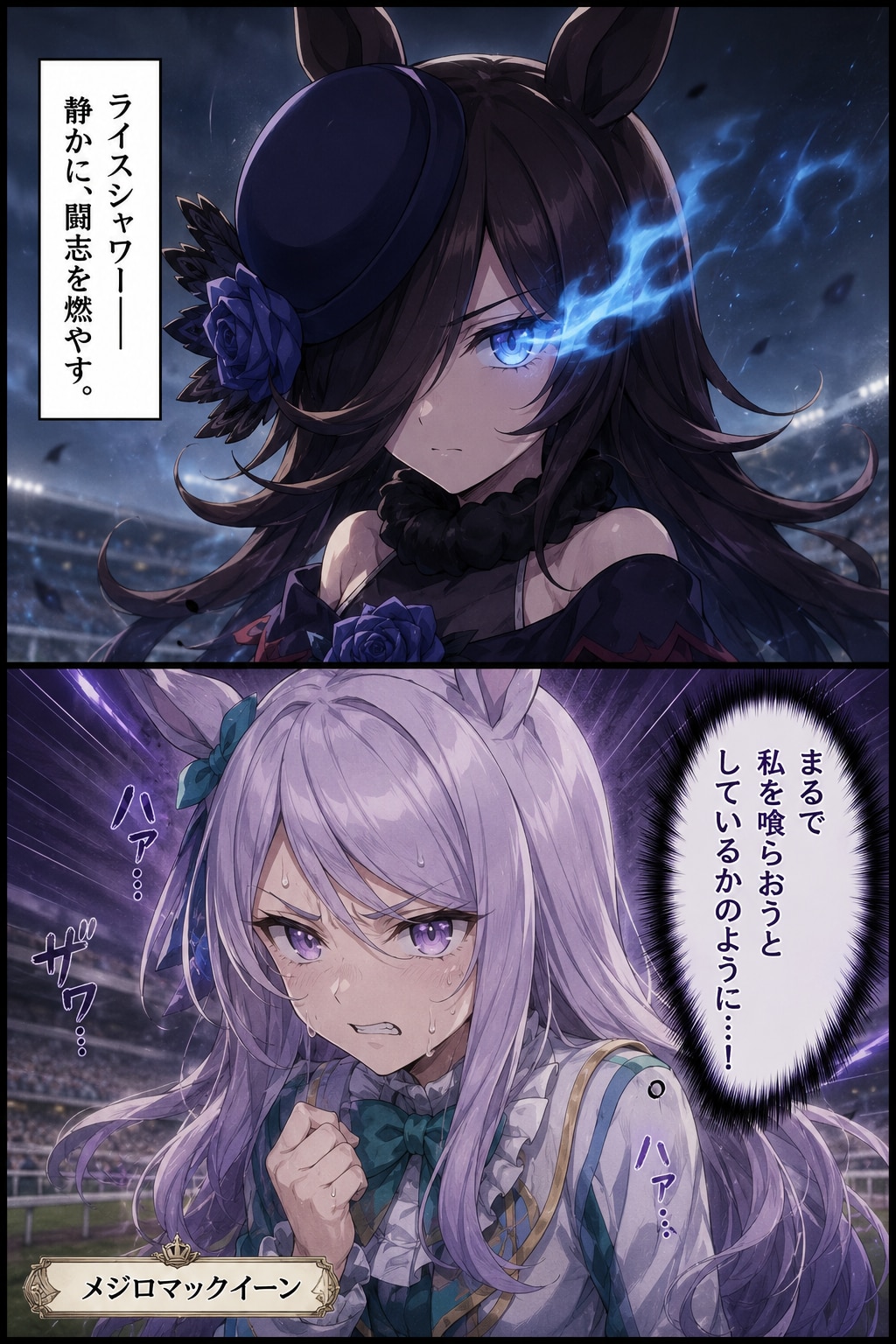 宿った鬼が暴走したライスシャワー