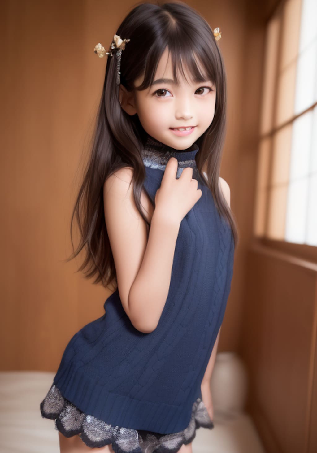 DTを〇す服の美少女