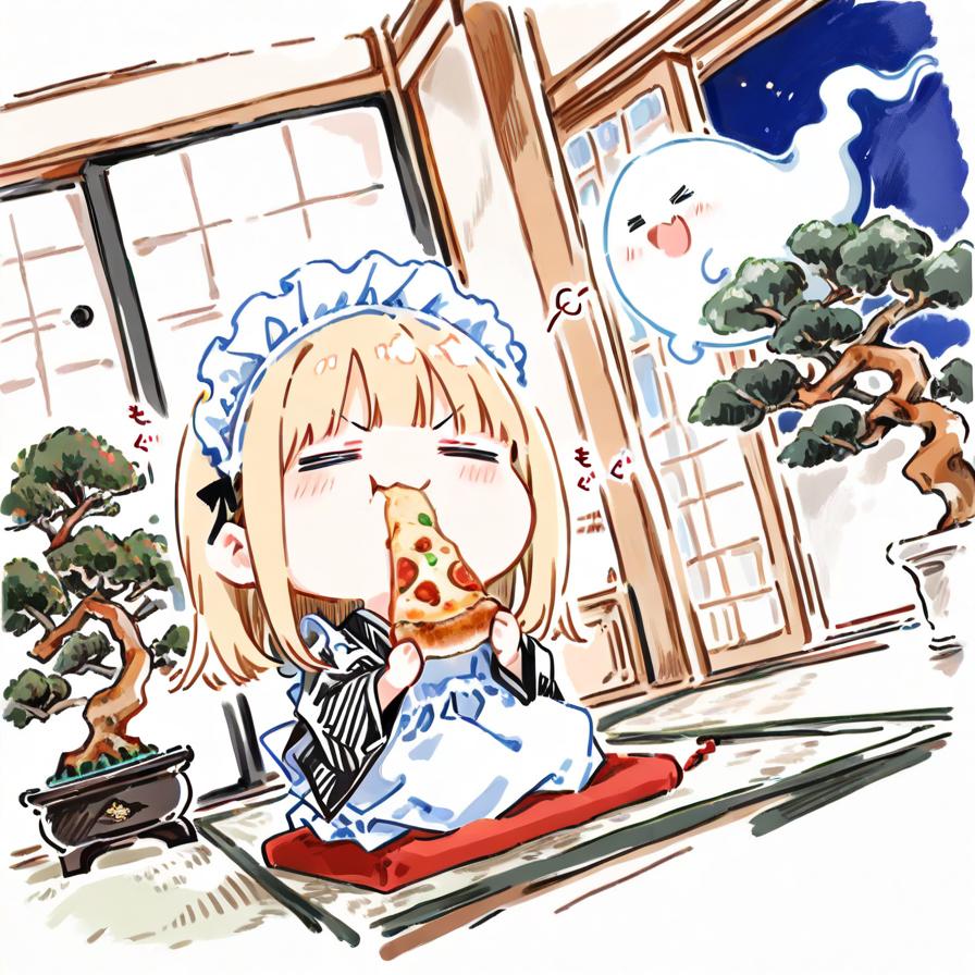 🍕(-ω- )ﾓﾓﾓ… ✨👻ｴｪﾓﾝｸｩﾃﾊﾘﾏｽﾅ…!