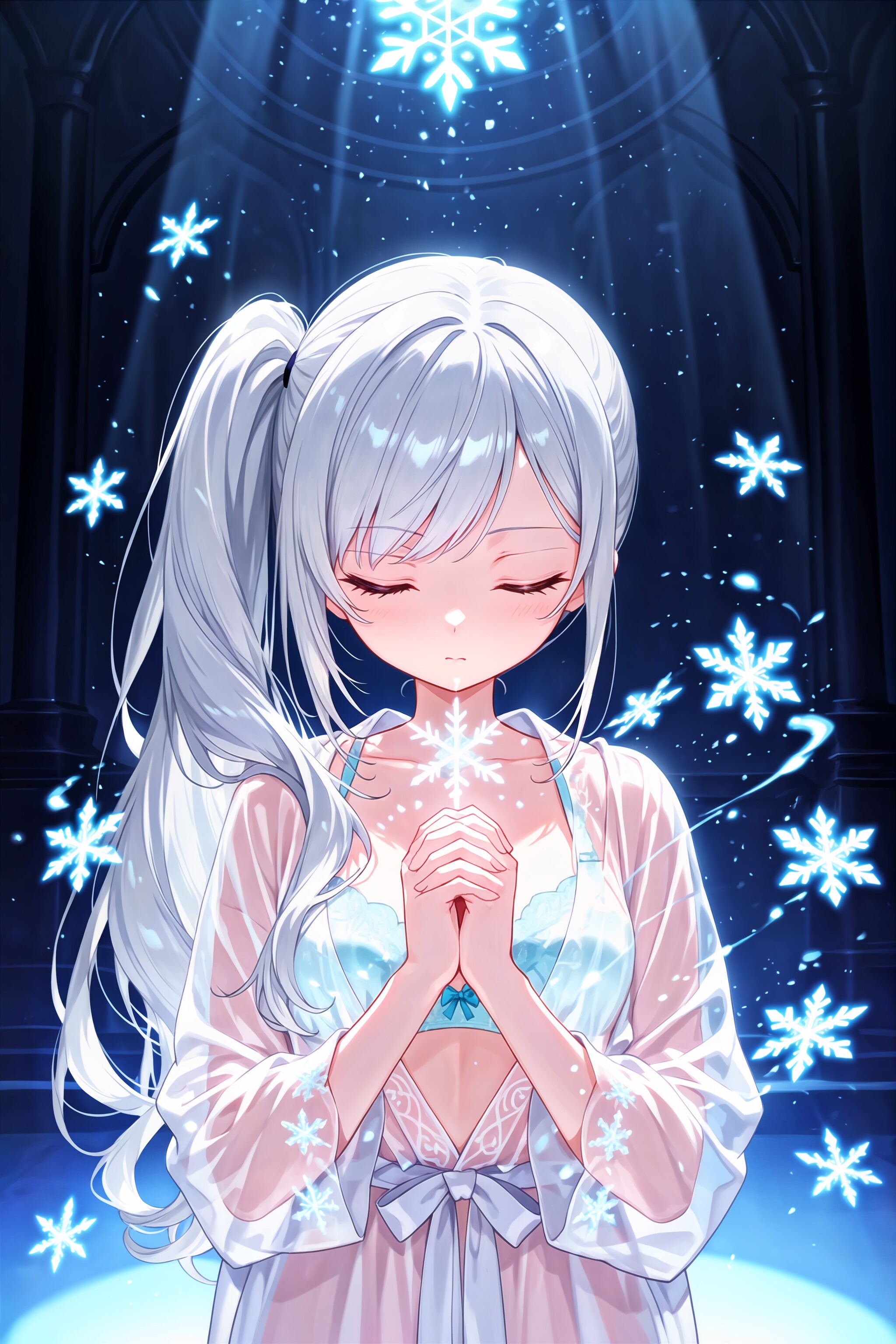 雪に祈る