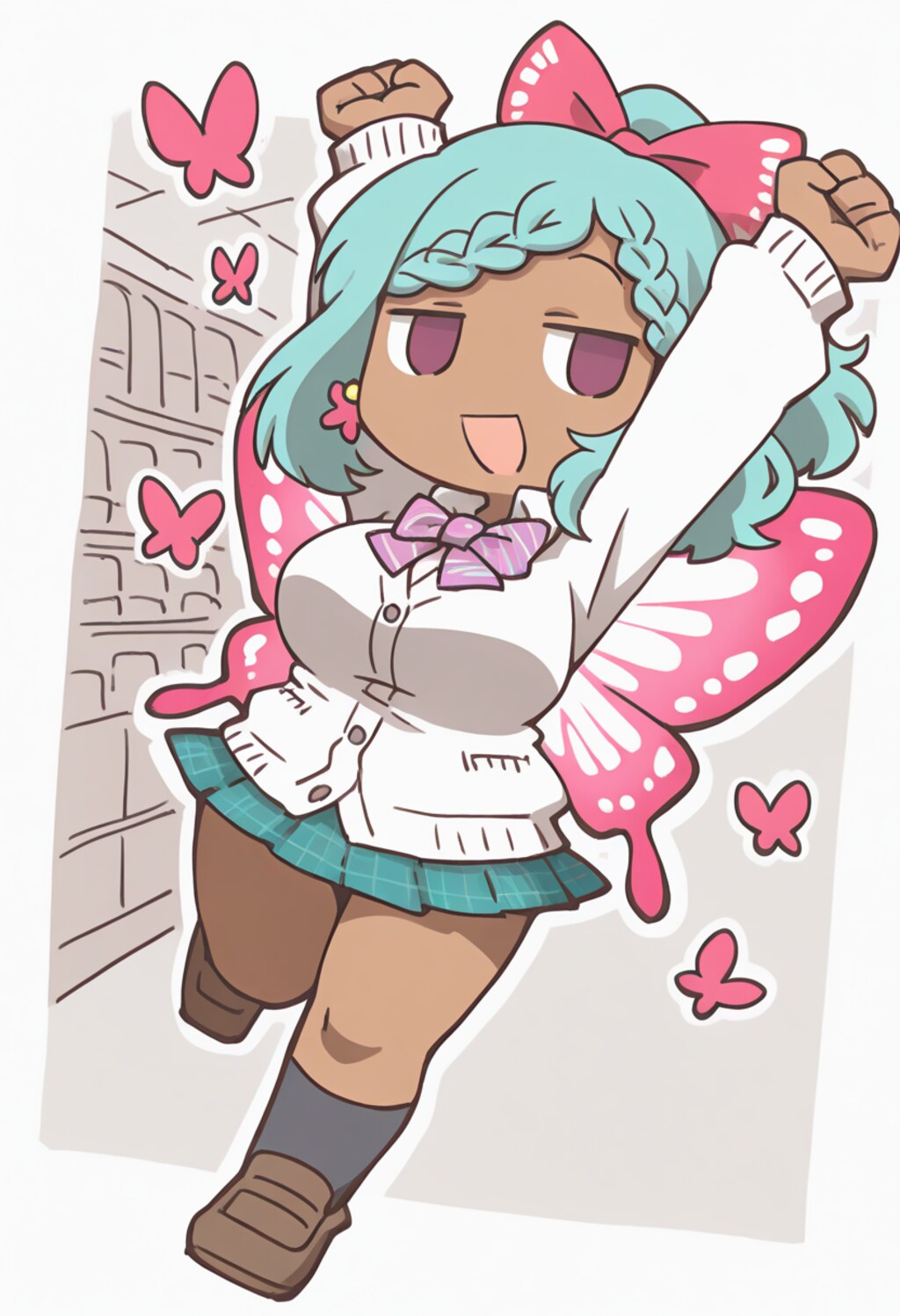 黒バタフライ学生ちゃんたち