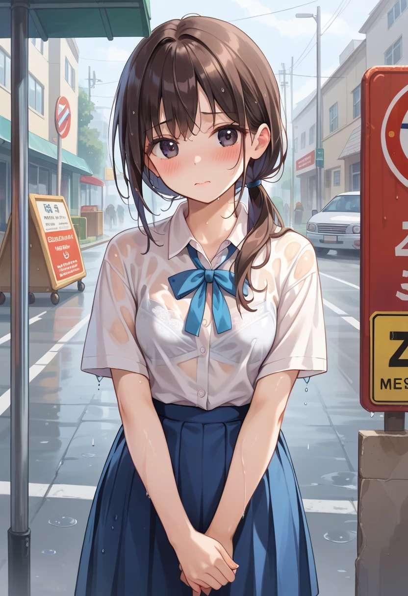 ちょっとだけえっちな制服姿