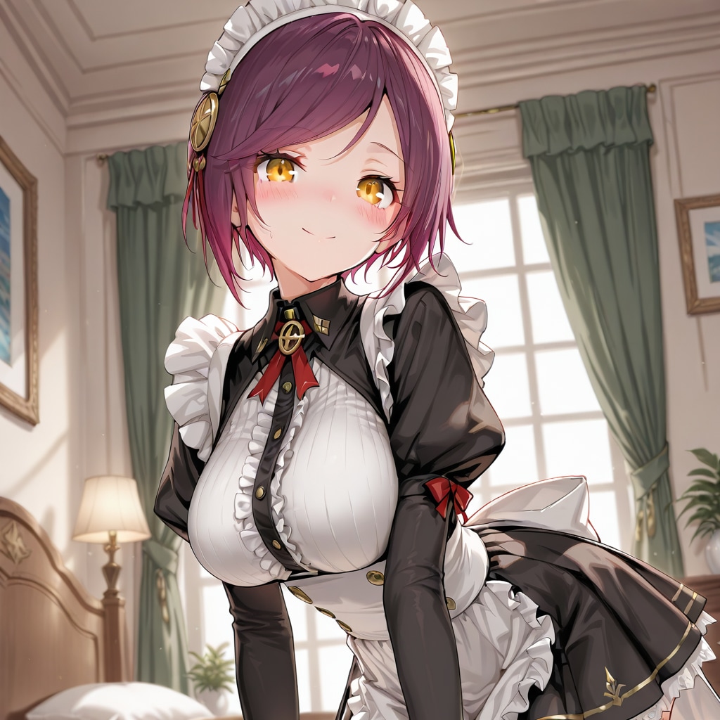 おはようございます！（挨拶メイドの芽衣ちゃん）