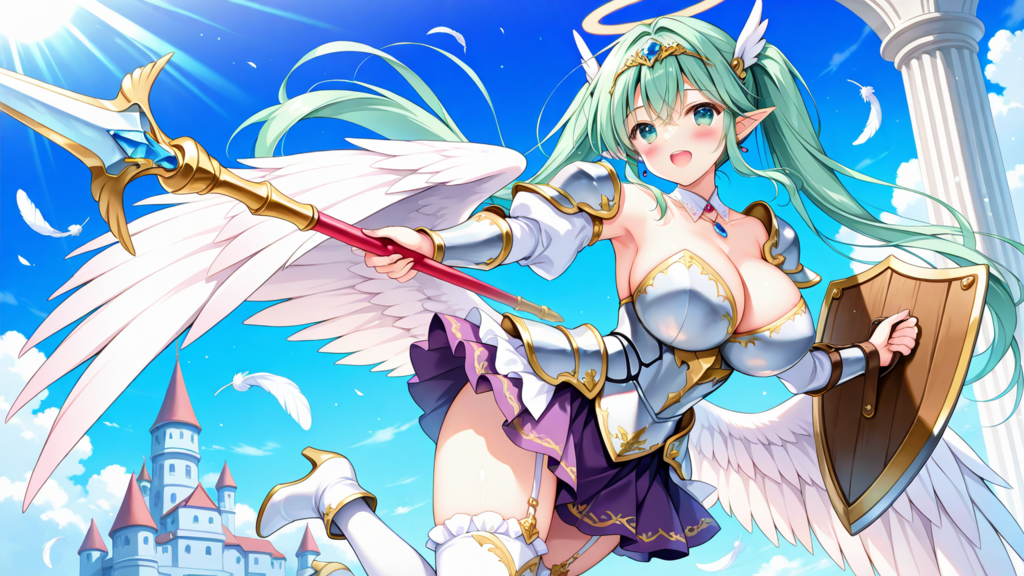 天使が舞い降りてきた