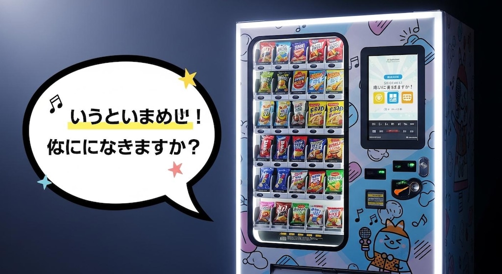 今日は自販機に喋ってもらったー