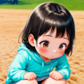 砂場で遊ぶ少女を観察【JSパンチラ】 8枚目