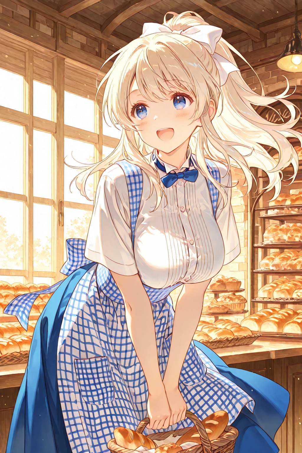 七瀬アルバイト中