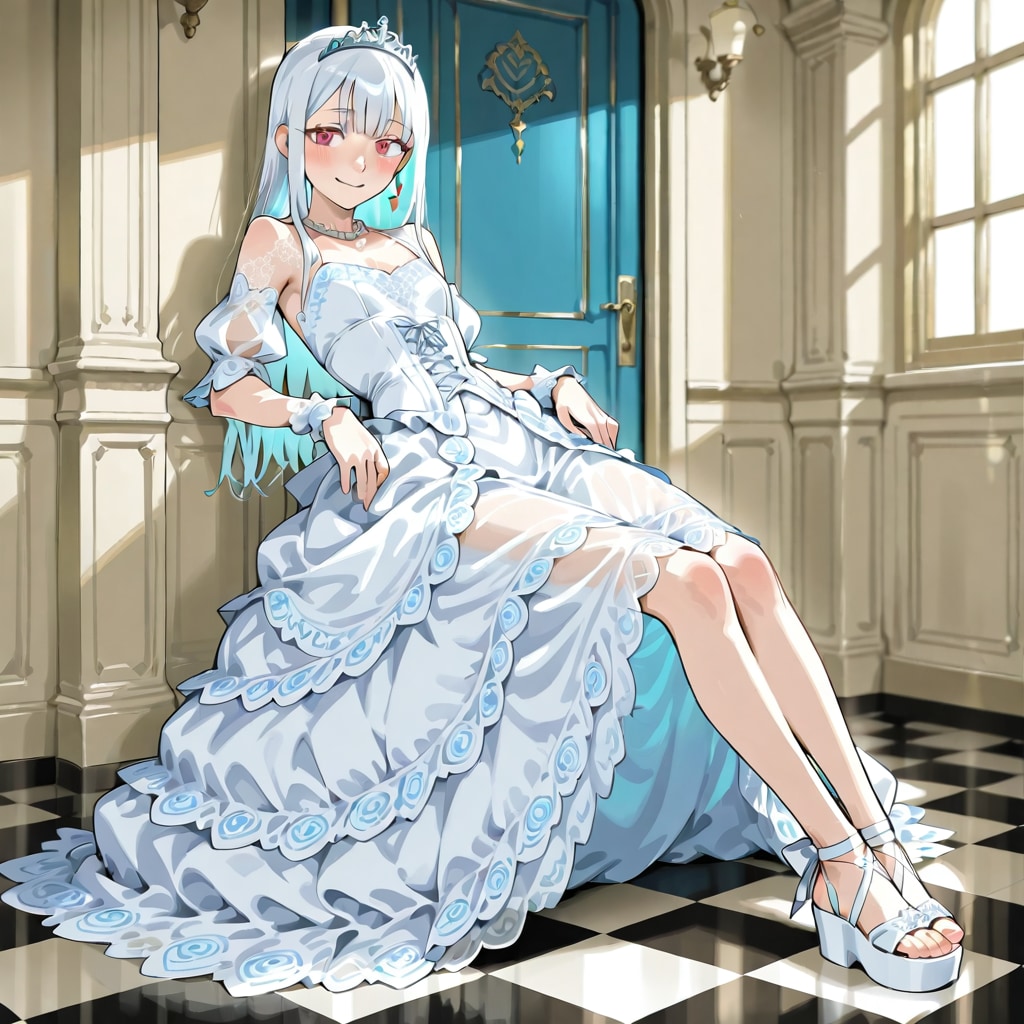 ウェディングドレスのお嬢様