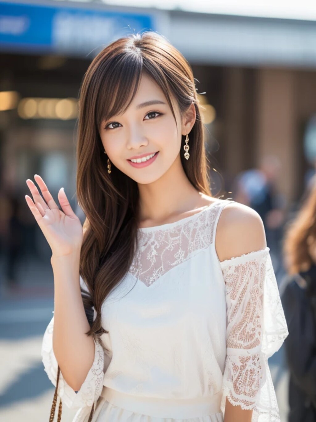 勝負服で待ち合わせ