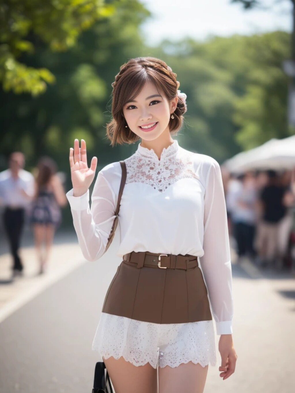 勝負服で待ち合わせ