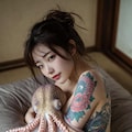 蛸と刺青女性 6枚目
