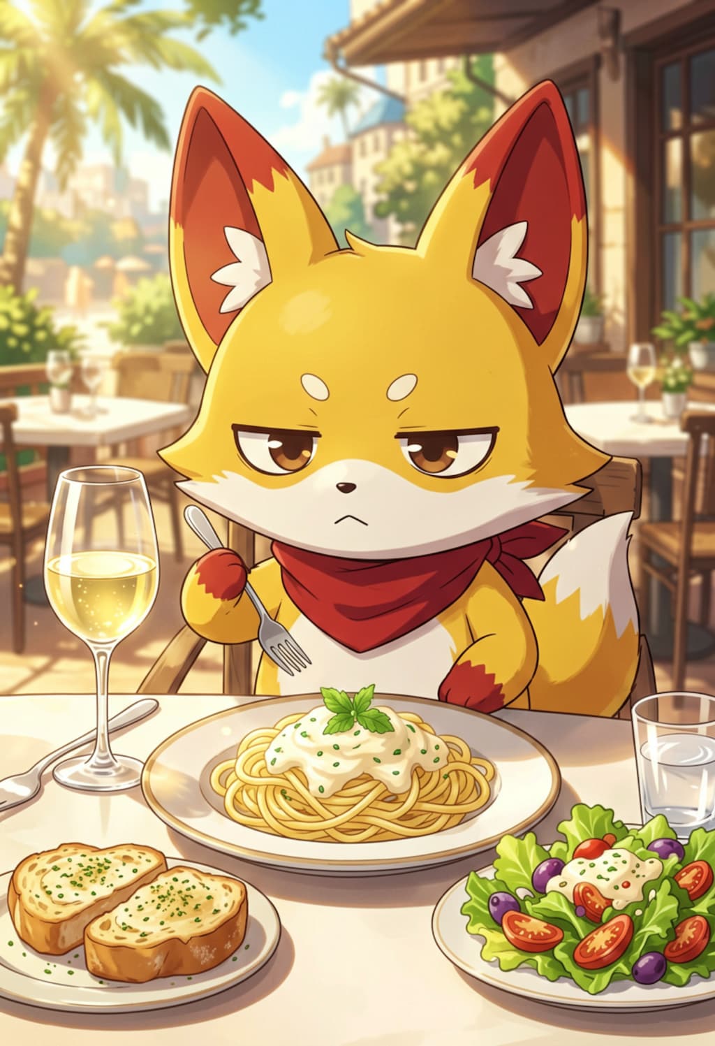 クリームパスタ