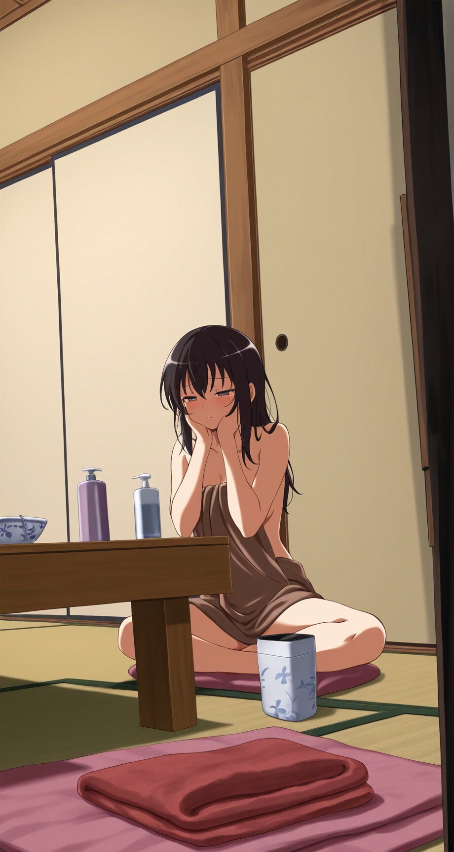 着替え⇒トイレ⇒シャワーボディケア④