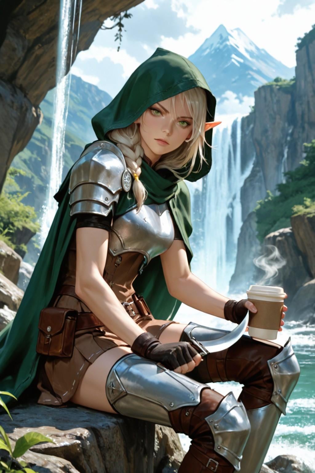 Beautiful Elf & Nature