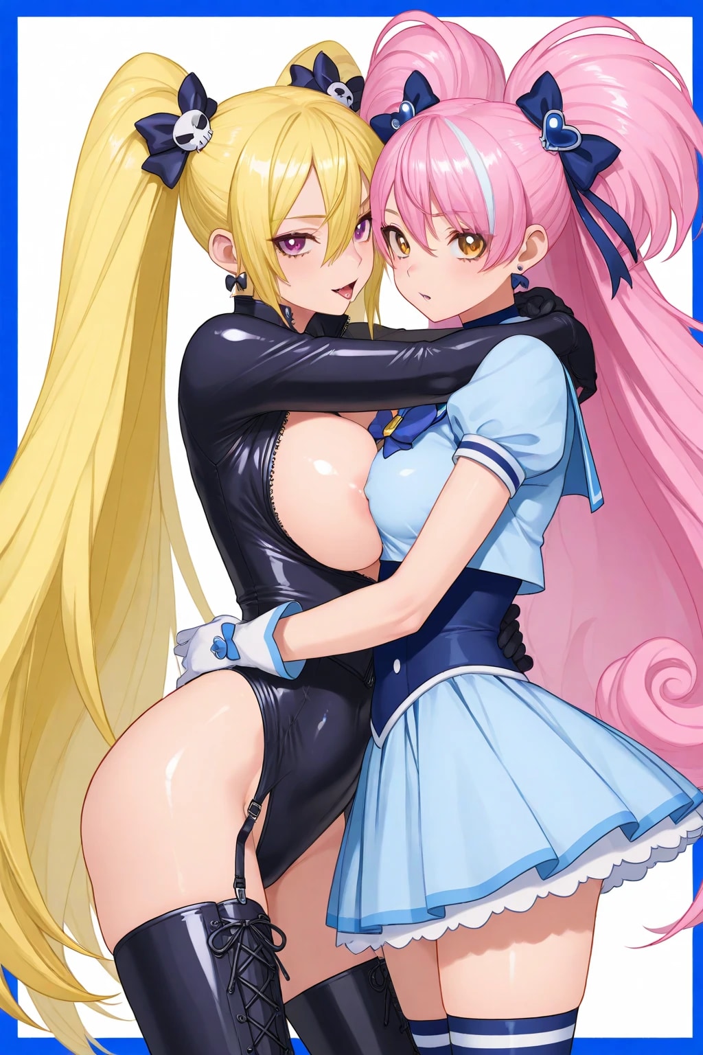 悪の魔法少女と正義の魔法少女