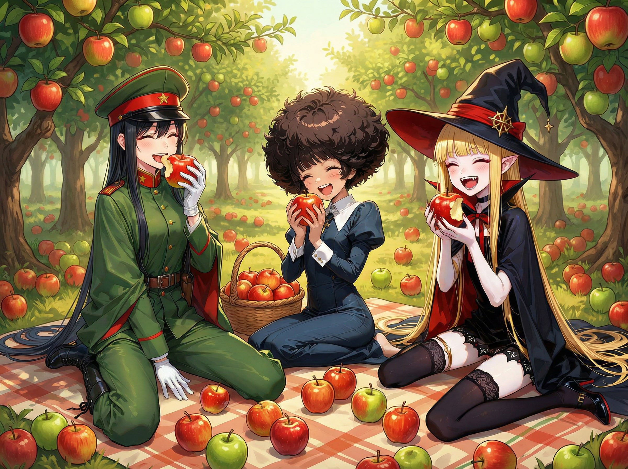 なかよしりんご | の人気AIイラスト・グラビア