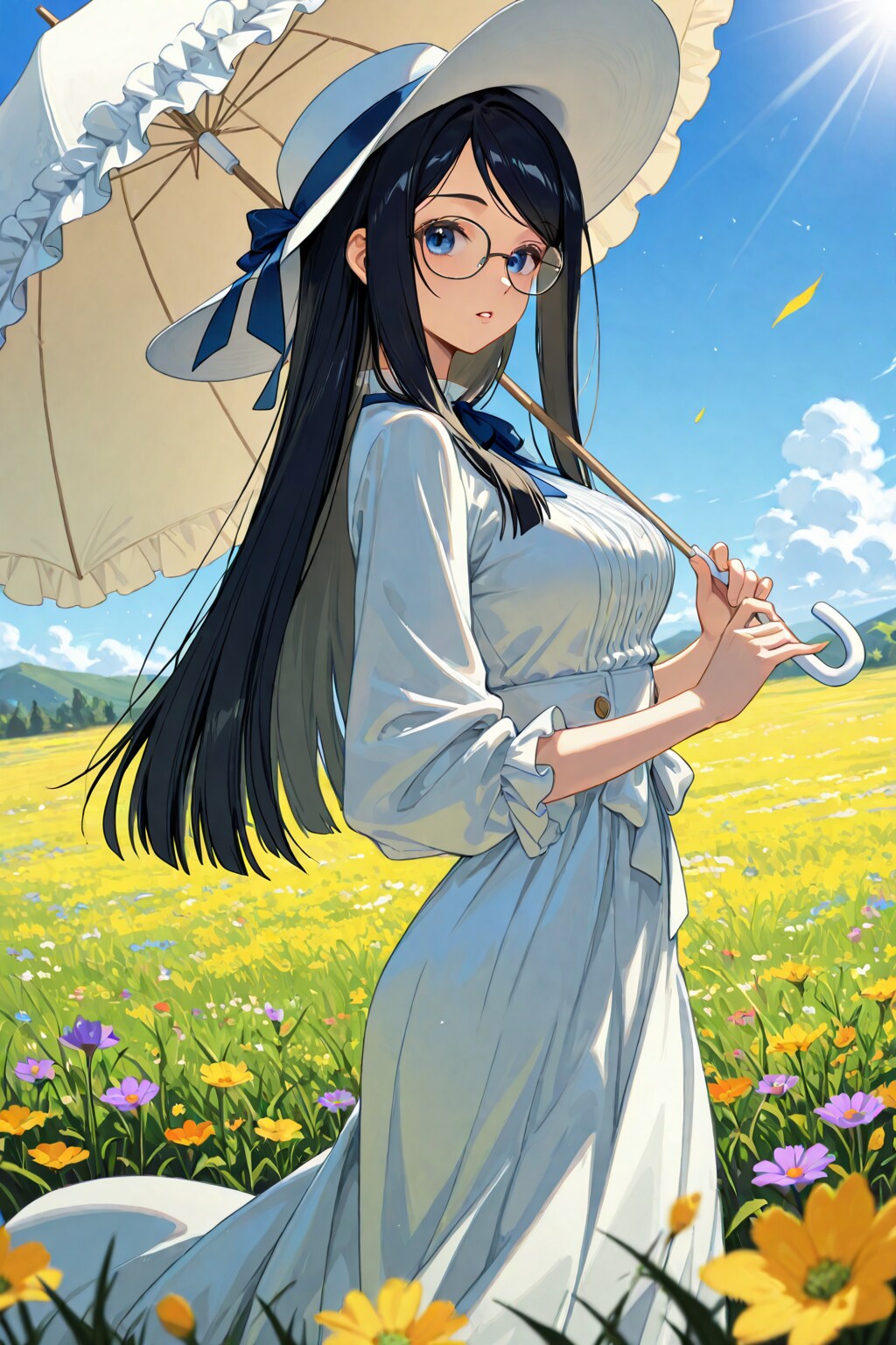 日傘の女（月子）
