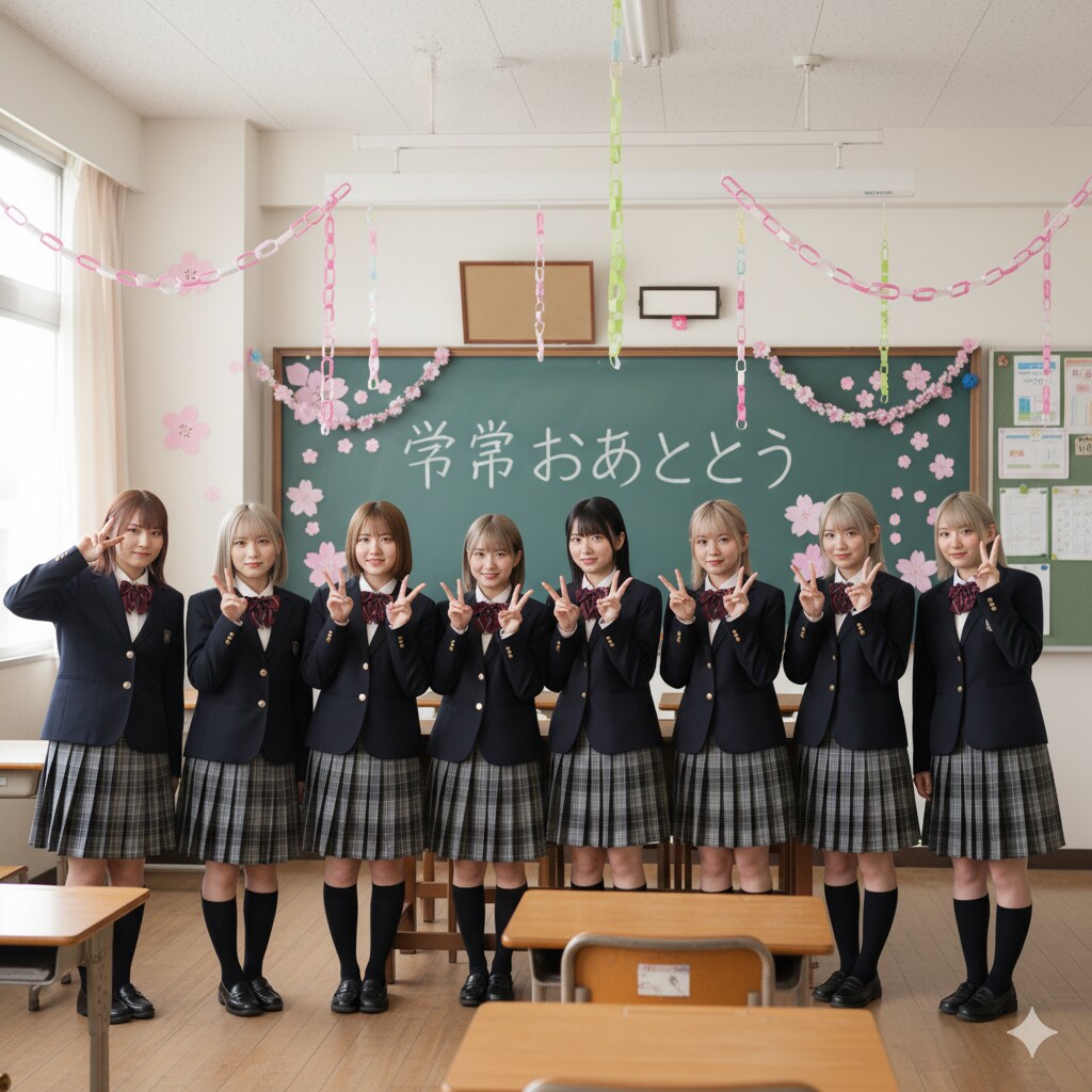 季節外れの卒業式