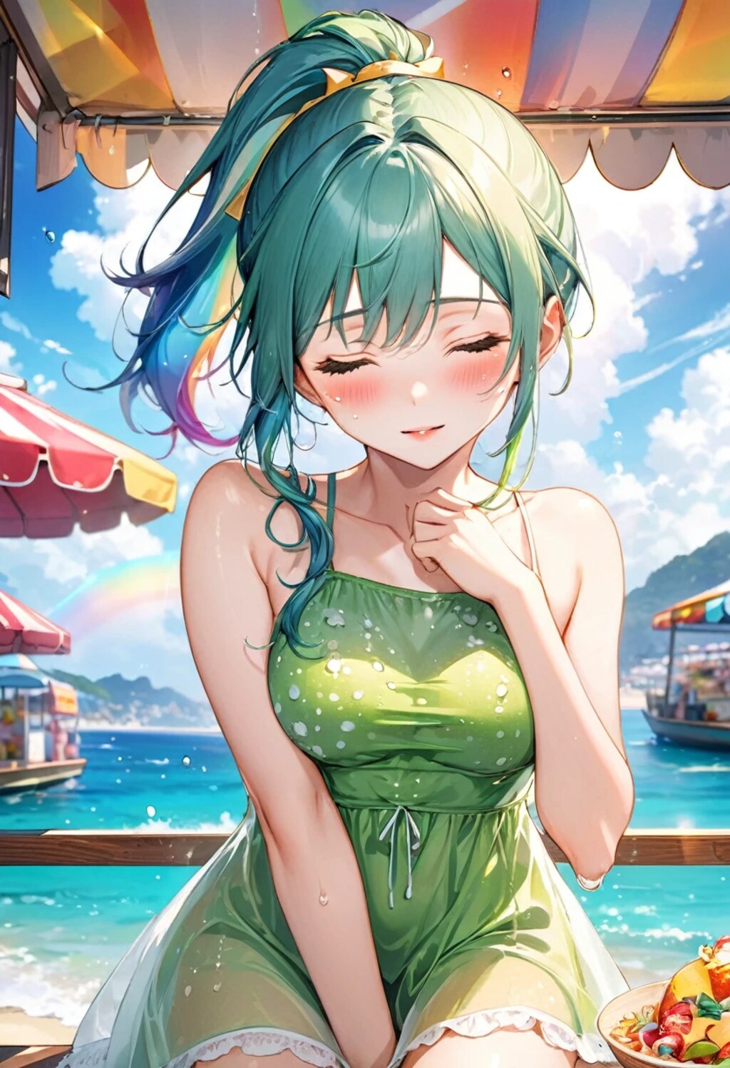 水着コンテストのイイネ投票結果♪