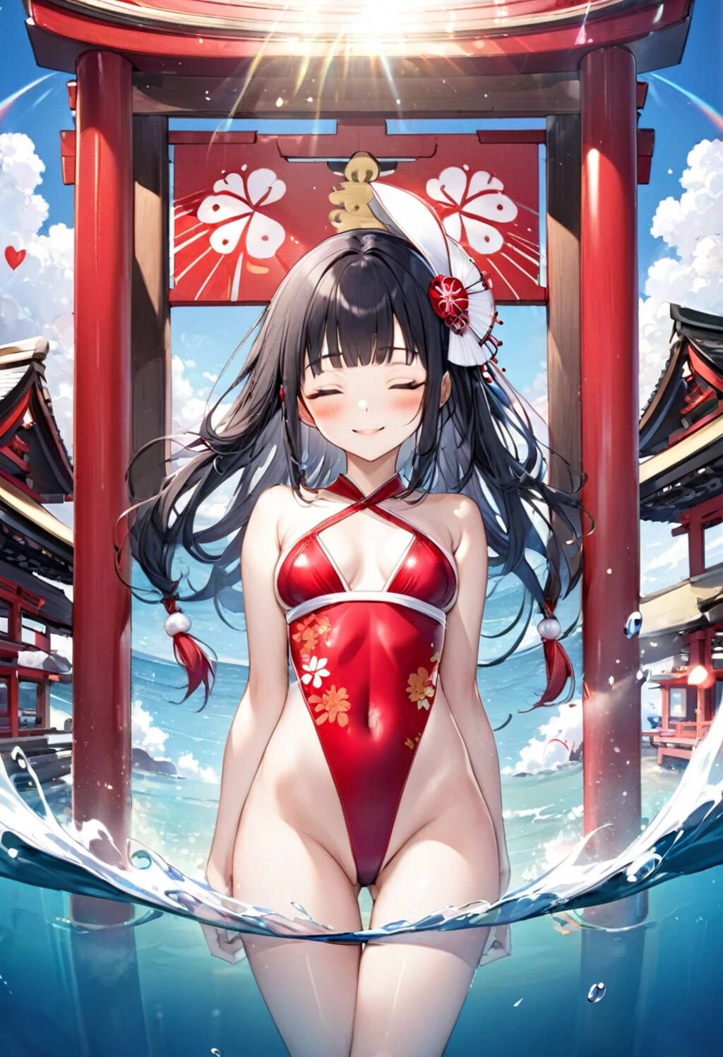 水着コンテストのイイネ投票結果♪