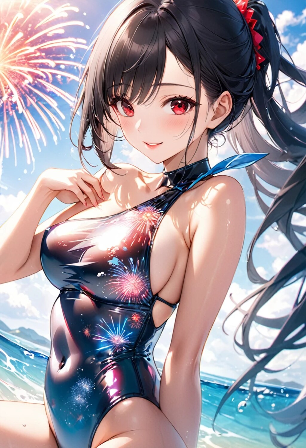 水着コンテストのイイネ投票結果♪