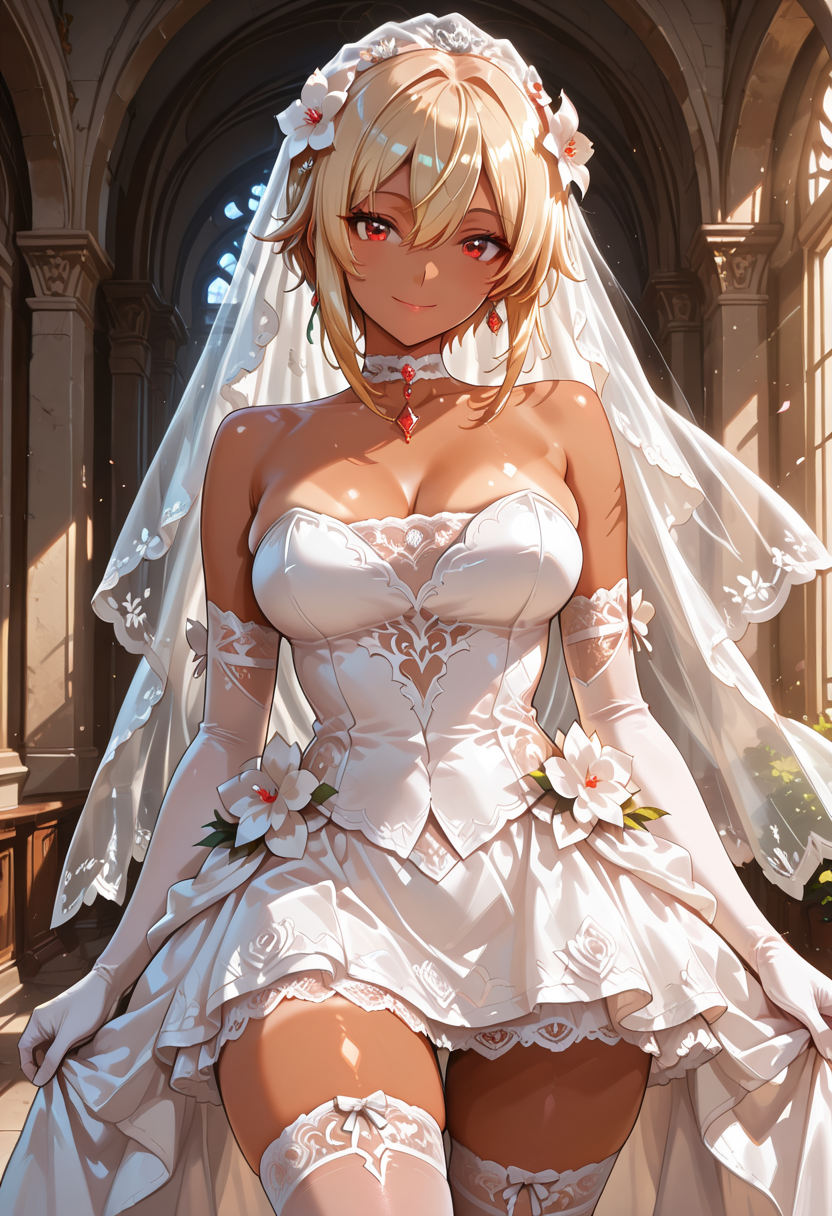 褐色肌の花嫁