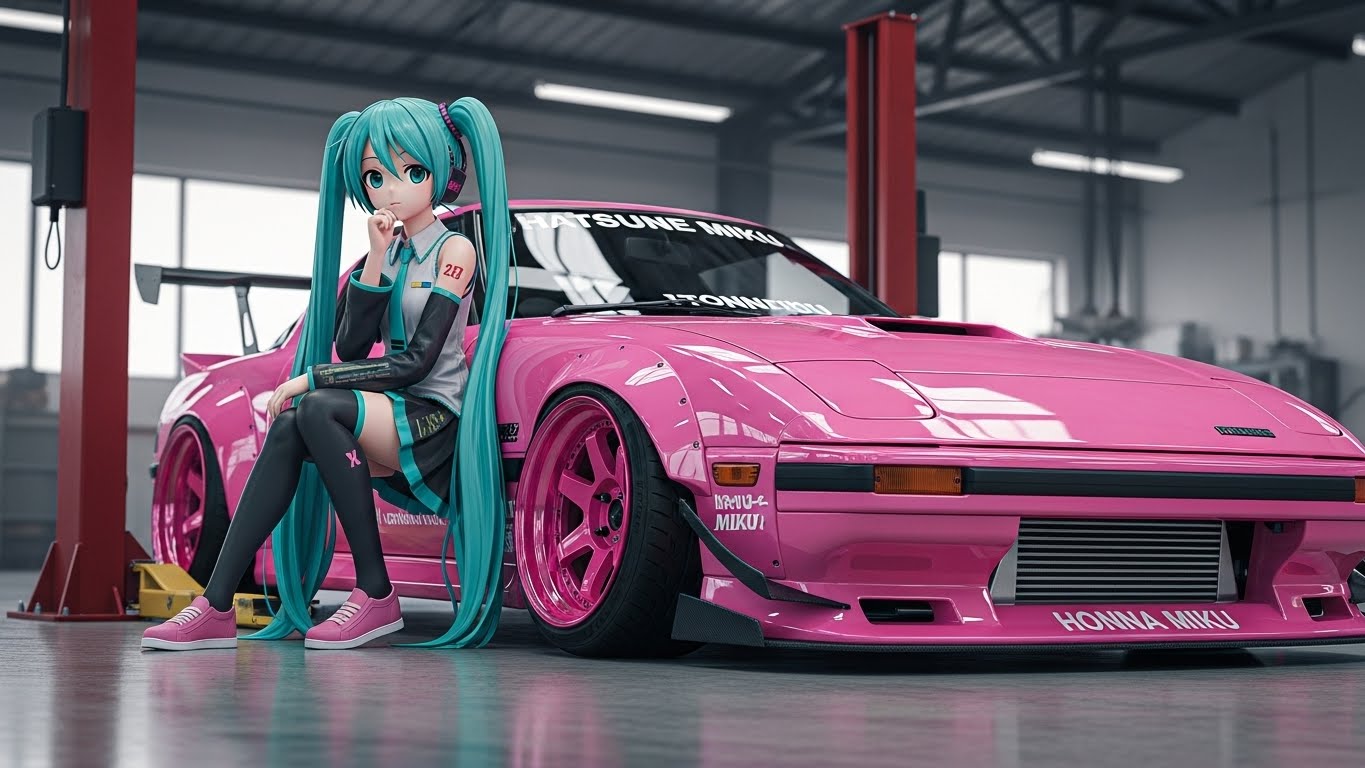 初音ミクとRX-7 | の人気AIイラスト・グラビア