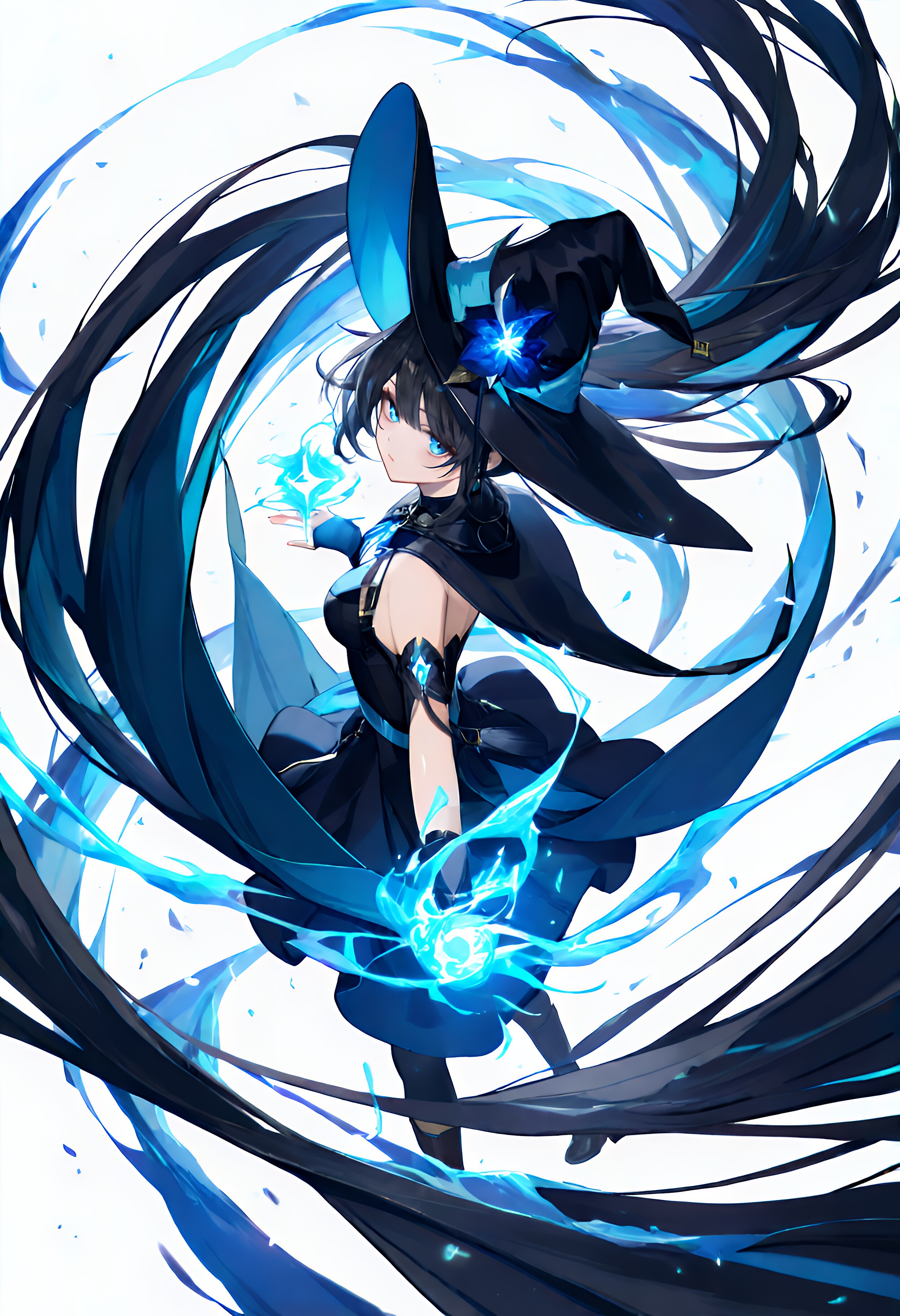 青の魔法使い | の人気AIイラスト・グラビア