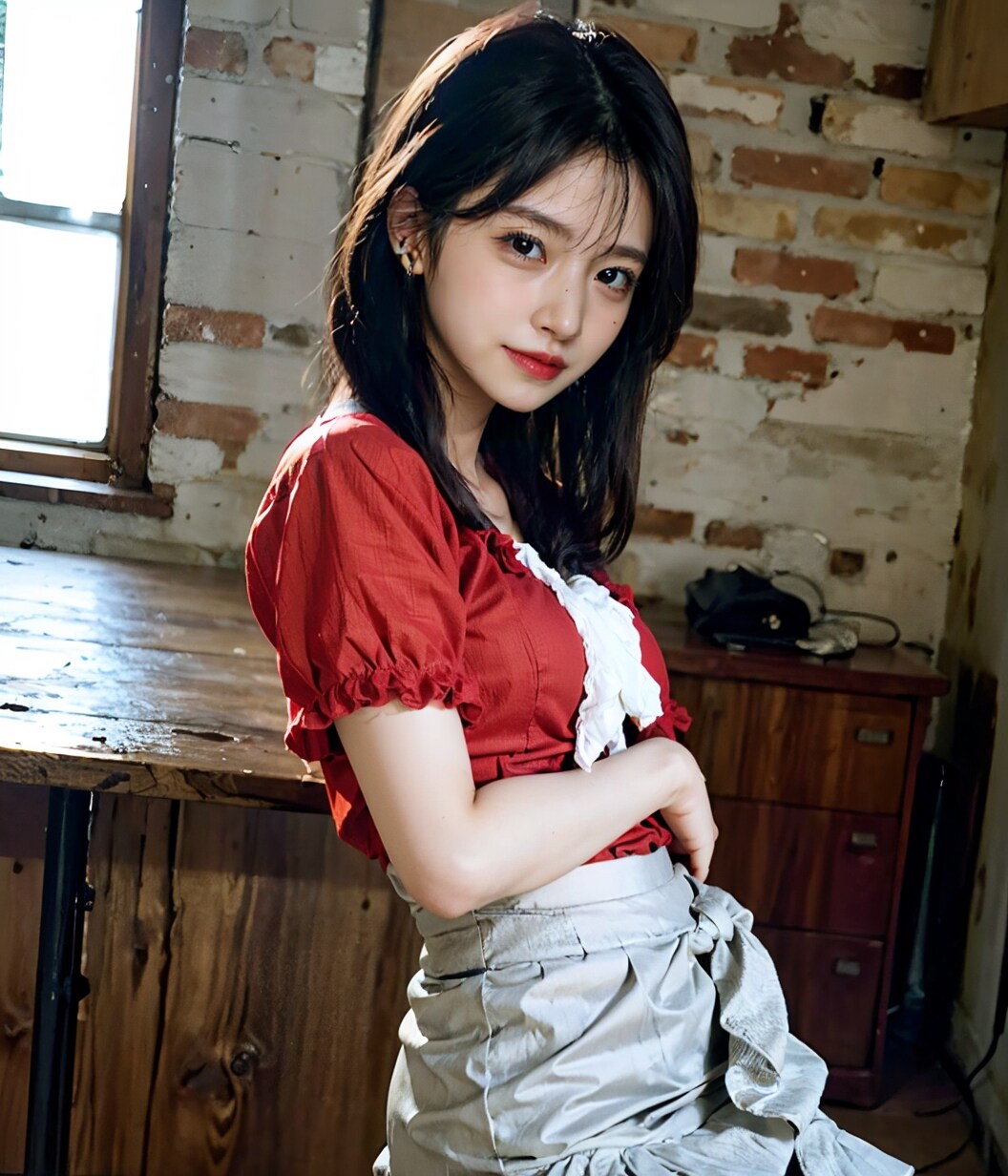 廃オフィスの美人さん～1