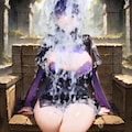 閑話：AIアプリネタ（水をかける喜び）ヾ(*´∀｀*)ﾉ透ける～ 4枚目