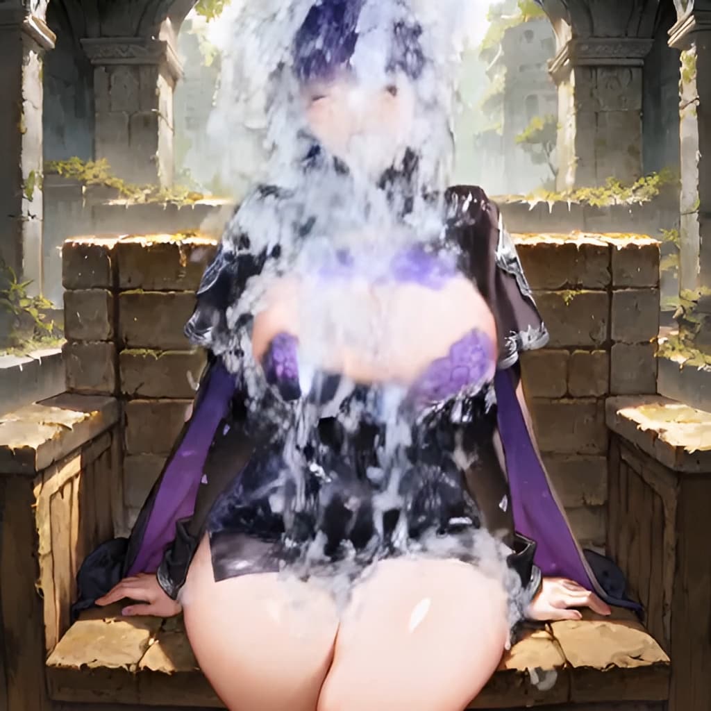 閑話：AIアプリネタ（水をかける喜び）ヾ(*´∀｀*)ﾉ透ける～