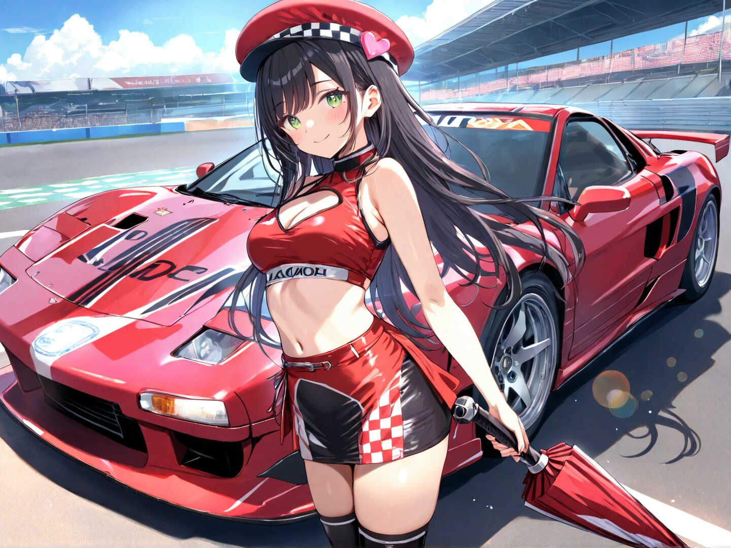 突然のレースクイーン