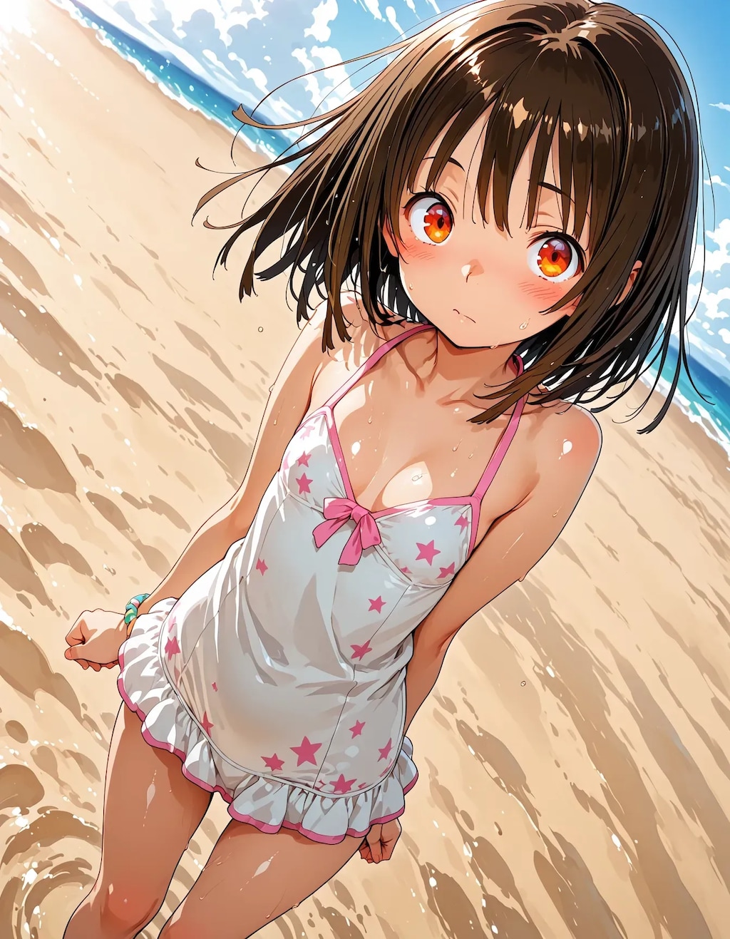 夏だ！ビーチだ！ぺったん娘全員集合！！