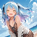 夏だ！ビーチだ！ぺったん娘全員集合！！ 2枚目