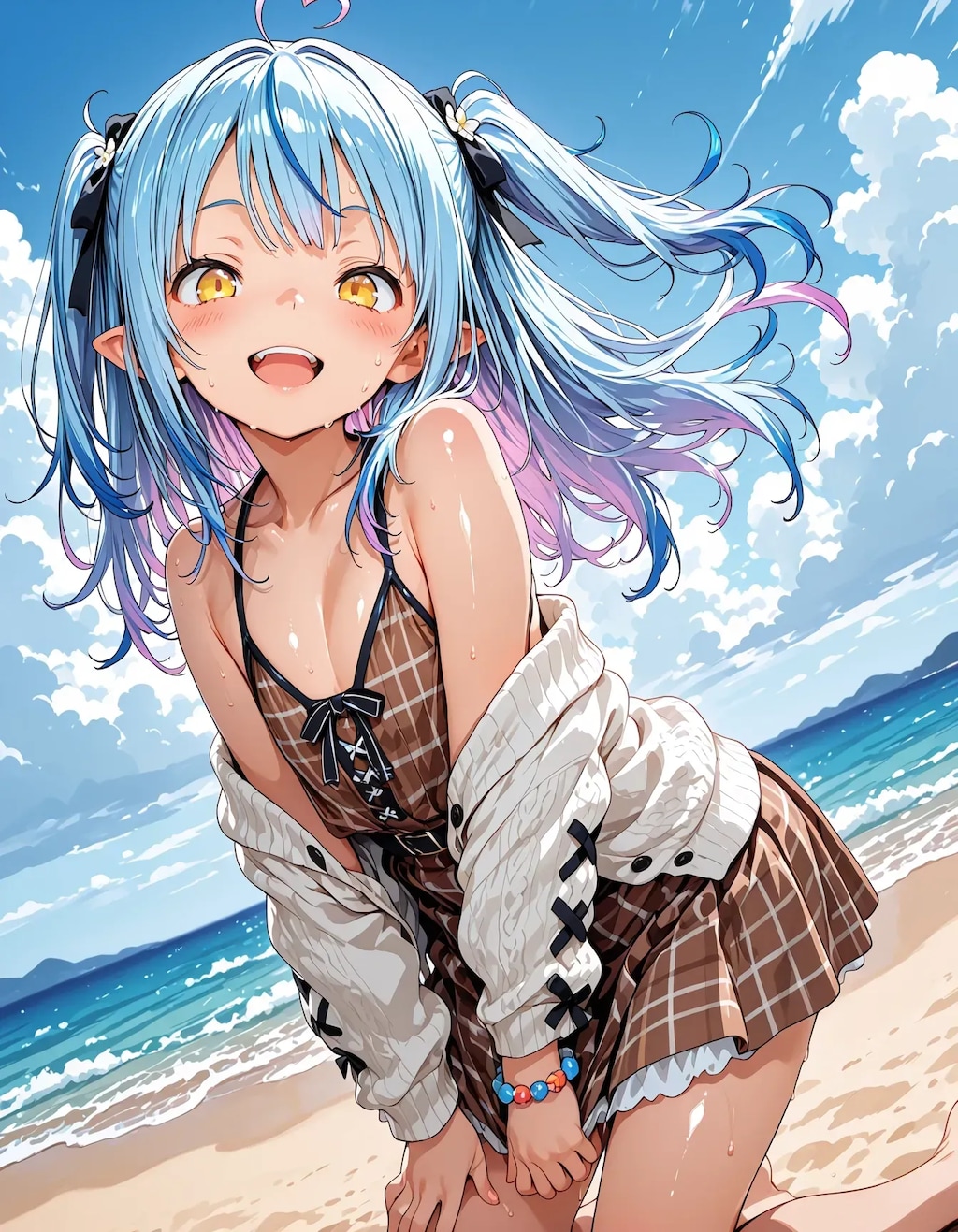 夏だ！ビーチだ！ぺったん娘全員集合！！