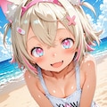 夏だ！ビーチだ！ぺったん娘全員集合！！ 12枚目