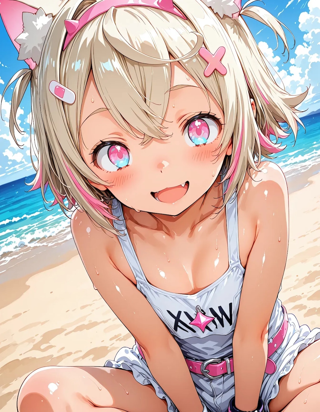 夏だ！ビーチだ！ぺったん娘全員集合！！
