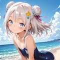 夏だ！ビーチだ！ぺったん娘全員集合！！ 9枚目