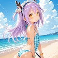 夏だ！ビーチだ！ぺったん娘全員集合！！ 8枚目