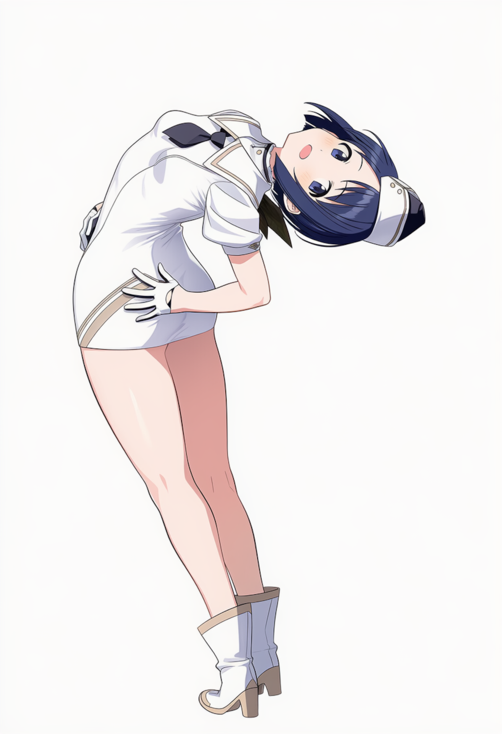 ブルアカオペレーター服　後ろ反り52