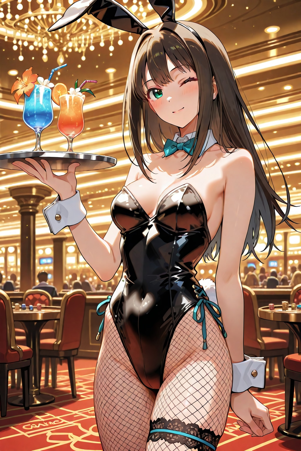 カジノで豪遊
