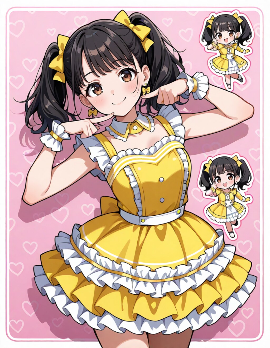 かわいいアイドルのきらめき